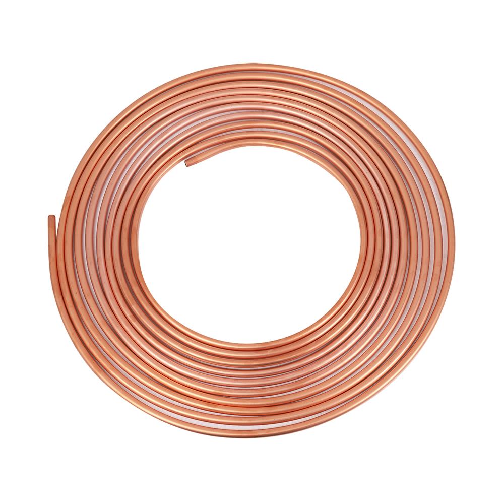 ท่อทองแดง KR 2 หุน (1/4 นิ้ว) หนา 0.7 มม. ยาว 15 ม.