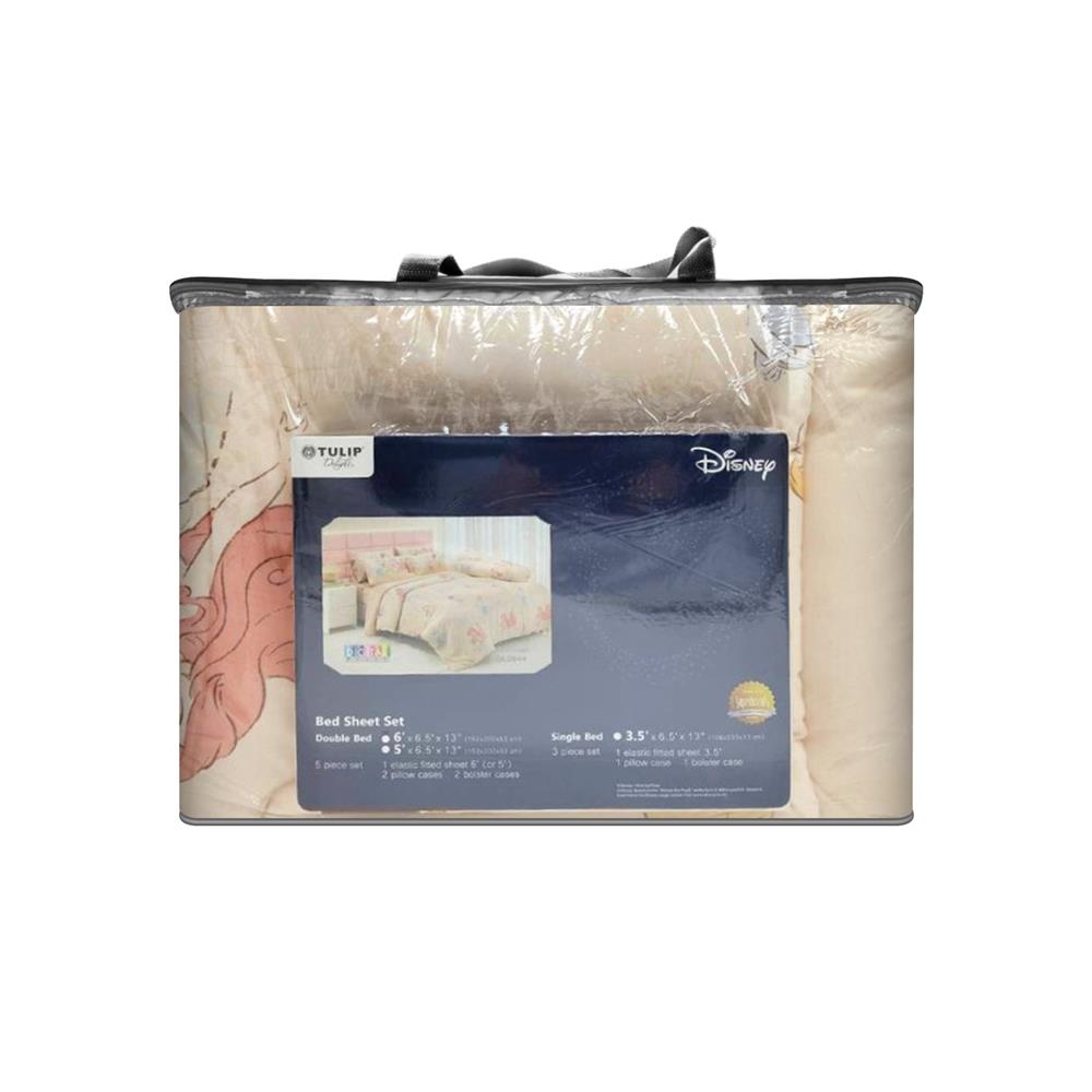 ชุดผ้าปูที่นอน 6 ฟุต (ชุด 6 ชิ้น) TULIP PRINCESS 60255-DLD044