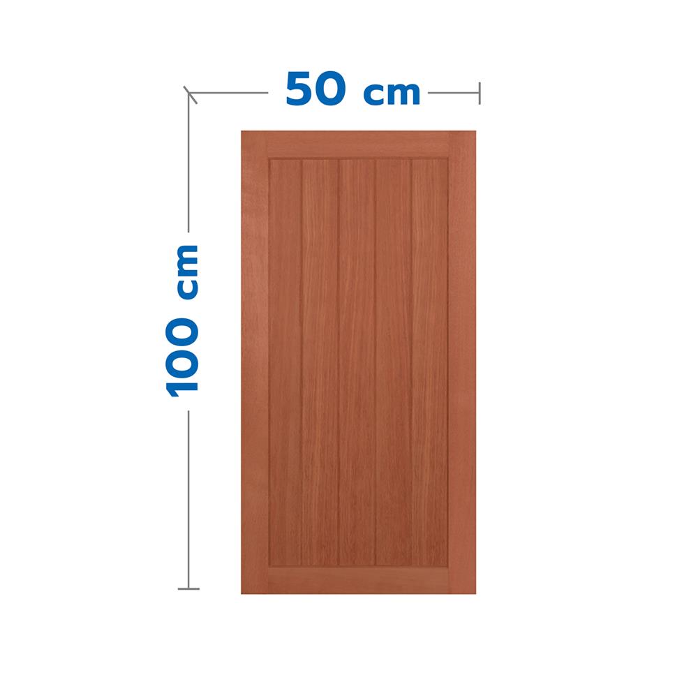 หน้าต่างไม้เนื้อแข็ง VK VK334 สายฝน 50x100 ซม. สีธรรมชาติ