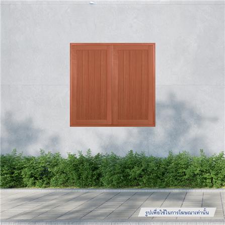 หน้าต่างไม้เนื้อแข็ง VK VK334 สายฝน 50x100 ซม. สีธรรมชาติ_2