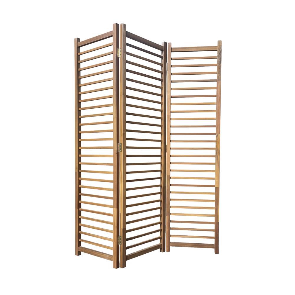 ฉากกั้น 3 บานพับ FURDINI KAZE สีไม้ธรรมชาติ