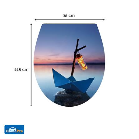 ฝารองนั่ง MOYA DUROPLAST HY-UF87-PET-4248 SEA_2