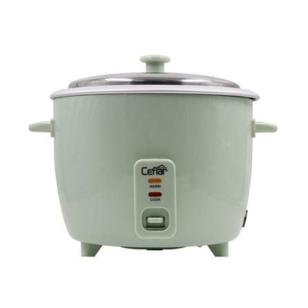 หม้อหุงข้าวธรรมดา CEFLAR CR-185 1.8 ลิตร สีเขียว_0