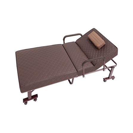 เตียงพับพร้อม TOPPER THAIBULL OLT3D145-80S (3D) สีน้ำตาล_0