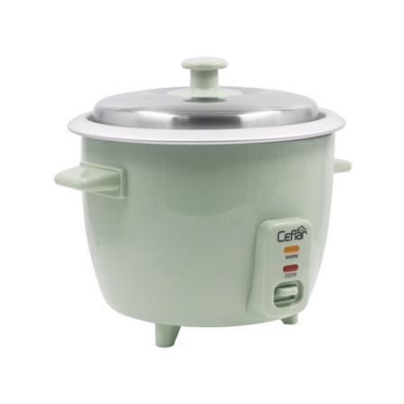 หม้อหุงข้าวธรรมดา CEFLAR CR-100 DELUXE 1 ลิตร สีเขียว_1
