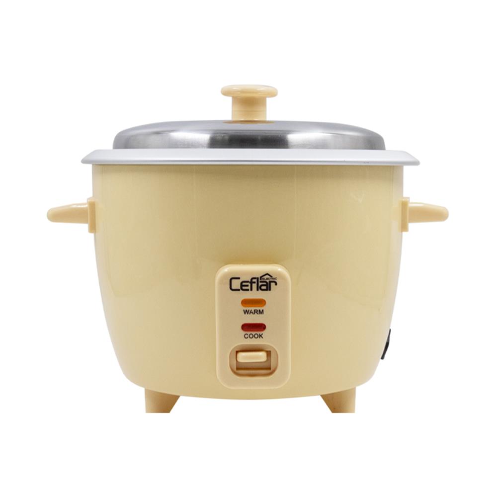 หม้อหุงข้าวธรรมดา CEFLAR CR-100 DELUXE 1 ลิตร สีเหลือง