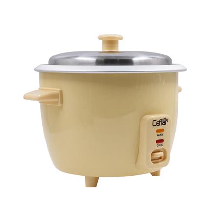 หม้อหุงข้าวธรรมดา CEFLAR CR-100 DELUXE 1 ลิตร สีเหลือง_1