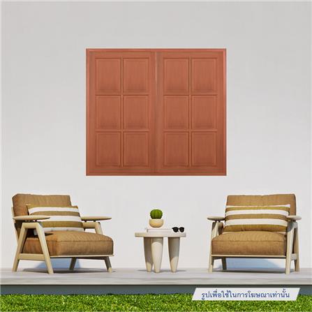 หน้าต่างไม้เนื้อแข็ง VK VK362 6 ฟัก 60x110 ซม. สีธรรมชาติ_2