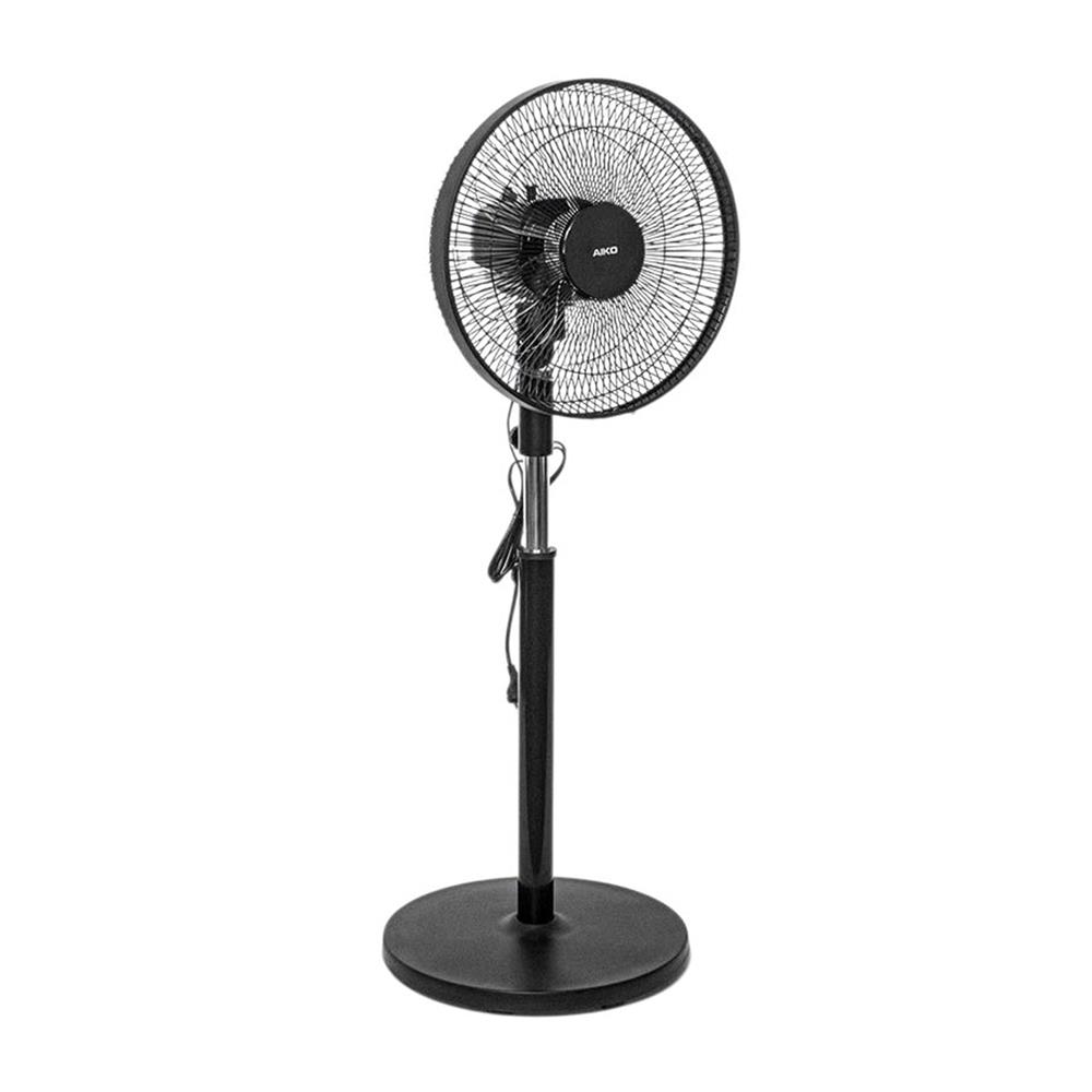 พัดลมตั้งพื้น 12 นิ้ว AIKO AK-4031RC-BK สีดำ