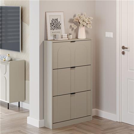 ตู้วางรองเท้า SB FURNITURE LUNETTA 19242245 76 ซม. สีครีม_3