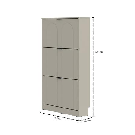 ตู้วางรองเท้า SB FURNITURE LUNETTA 19242245 76 ซม. สีครีม_5