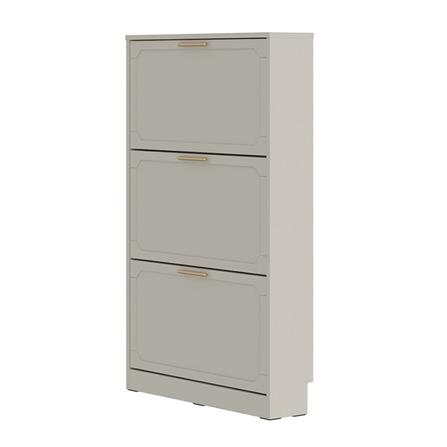 ตู้วางรองเท้า SB FURNITURE QUISTA 19242244 76 ซม. สีเทาอ่อน_0