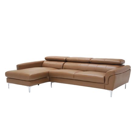 โซฟาเข้ามุมซ้าย SB FURNITURE GEEZER 19216836 สีน้ำตาล_1