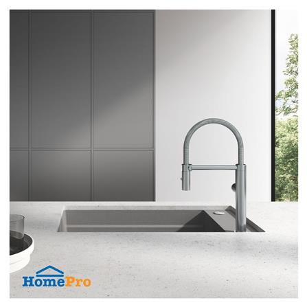 ซิงค์ฝัง 1 หลุม FRANKE KNG 110-62 STONE GREY 76 ซม. สีเทา_1