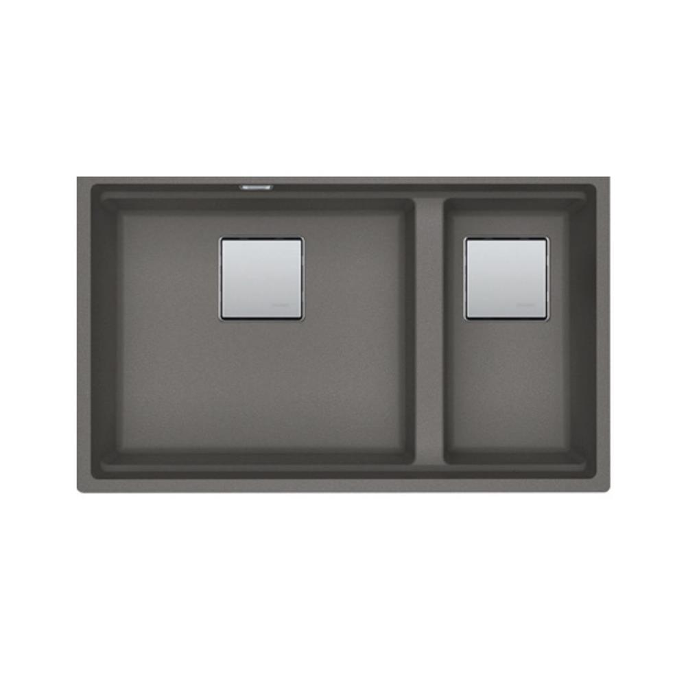 ซิงค์ฝัง 2 หลุม FRANKE KNG 120 STONE GREY 76 ซม. สีเทา