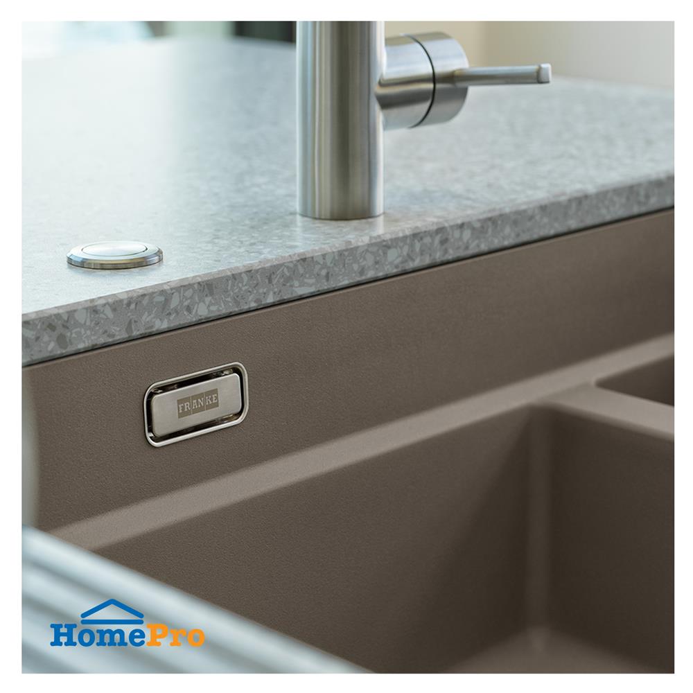 ซิงค์ฝัง 2 หลุม FRANKE KNG 120 OYSTER 76 ซม. สีน้ำตาล