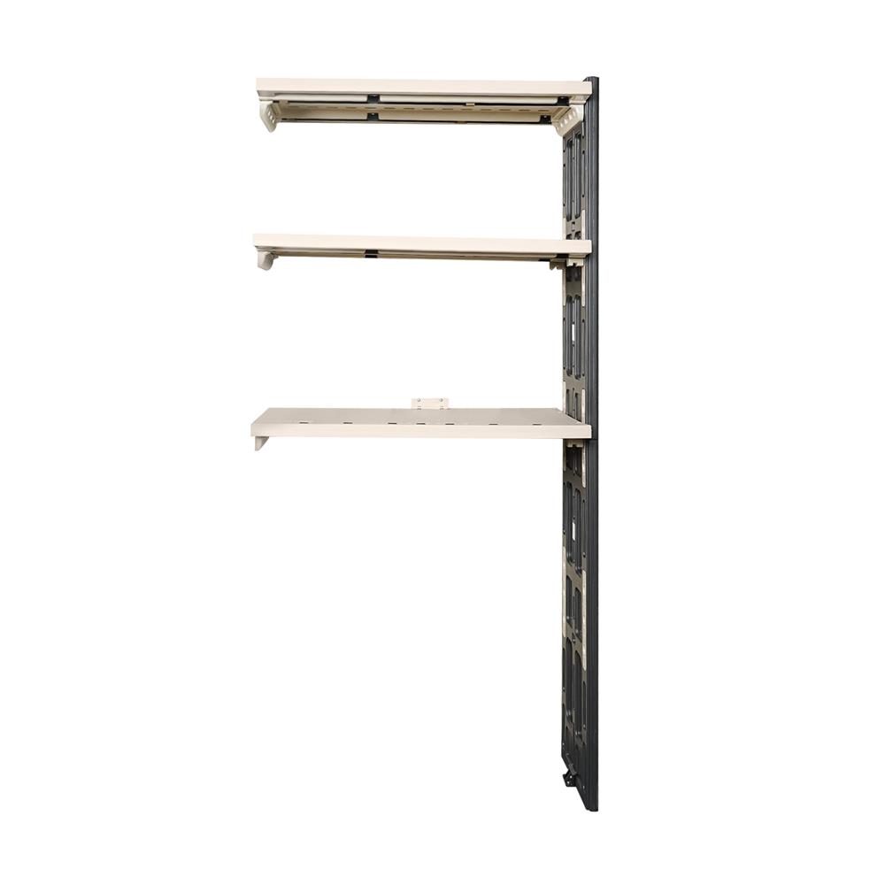 ชุดชั้นวางของบ้านเก็บของ SPRING HDPE EVEREST ฺสีเบจ