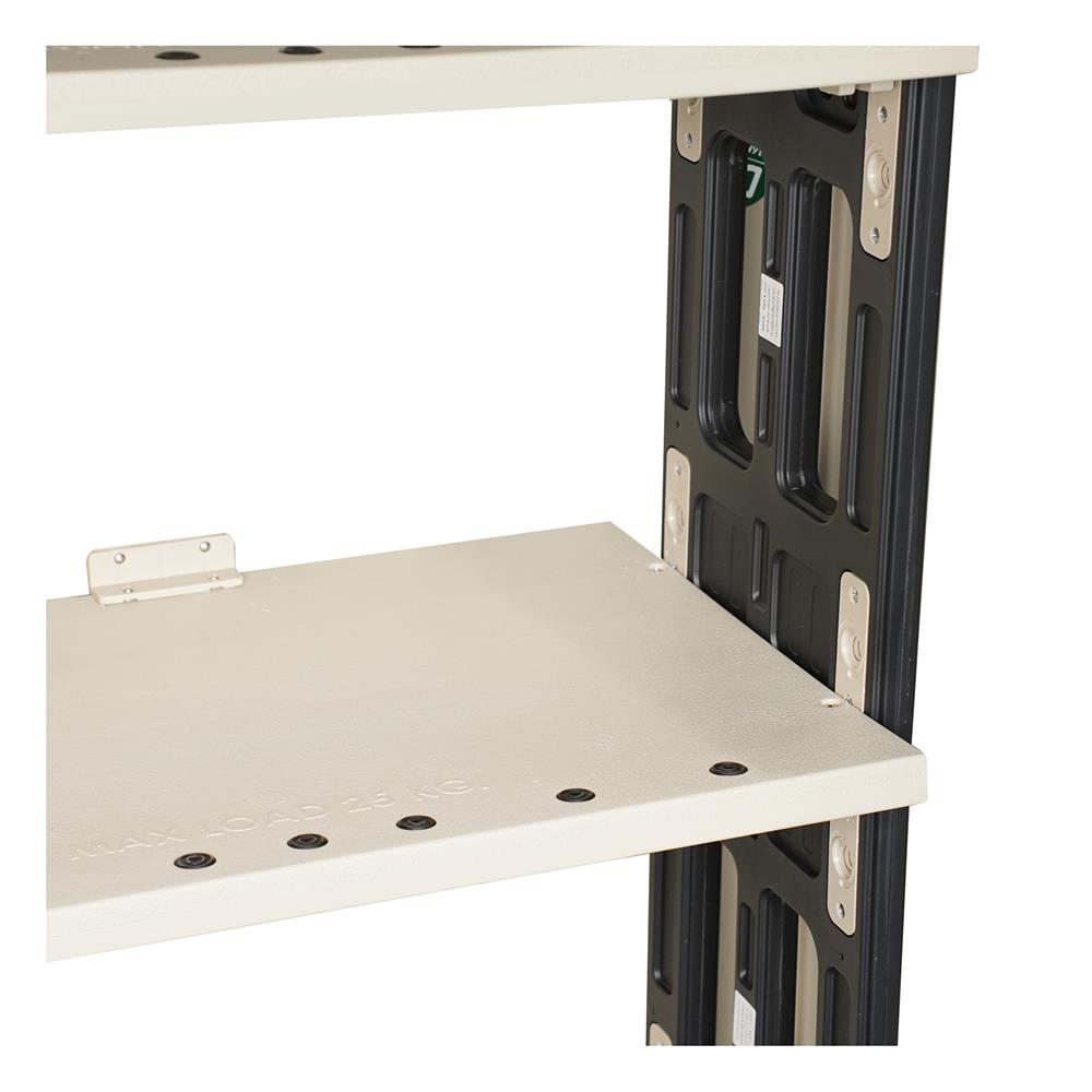 ชุดชั้นวางของบ้านเก็บของ SPRING HDPE EVEREST ฺสีเบจ