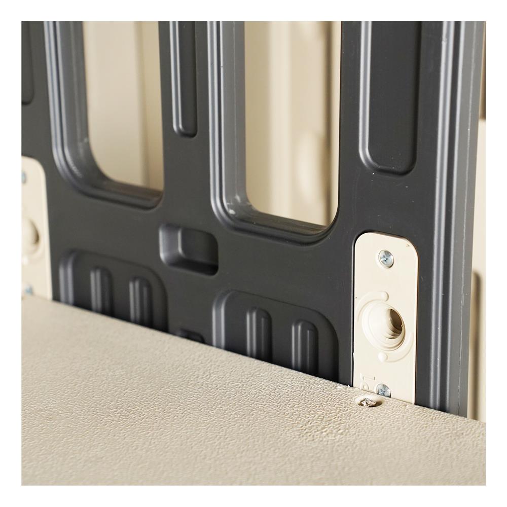 ชุดชั้นวางของบ้านเก็บของ SPRING HDPE EVEREST ฺสีเบจ