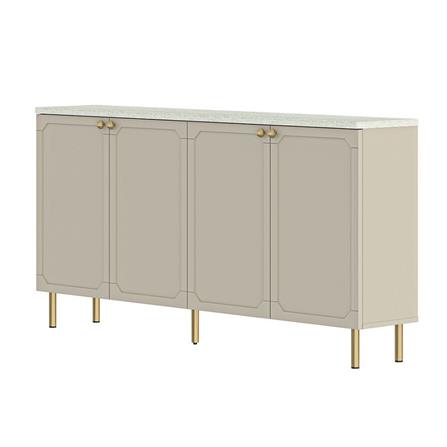 ตู้เตี้ย SB FURNITURE AELINA 19243216 160 ซม. สีครีม_0