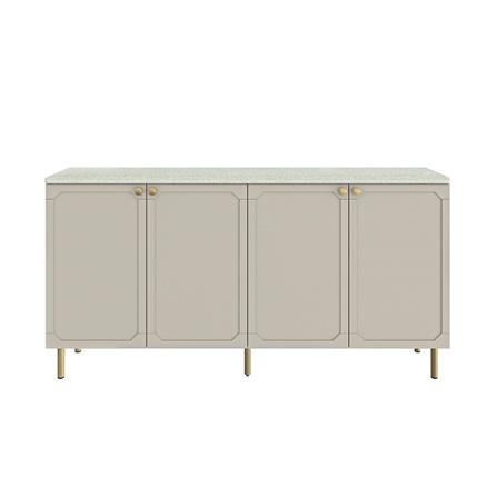 ตู้เตี้ย SB FURNITURE AELINA 19243216 160 ซม. สีครีม_1