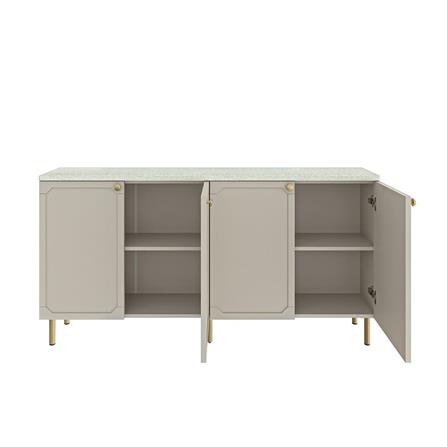 ตู้เตี้ย SB FURNITURE AELINA 19243216 160 ซม. สีครีม_2