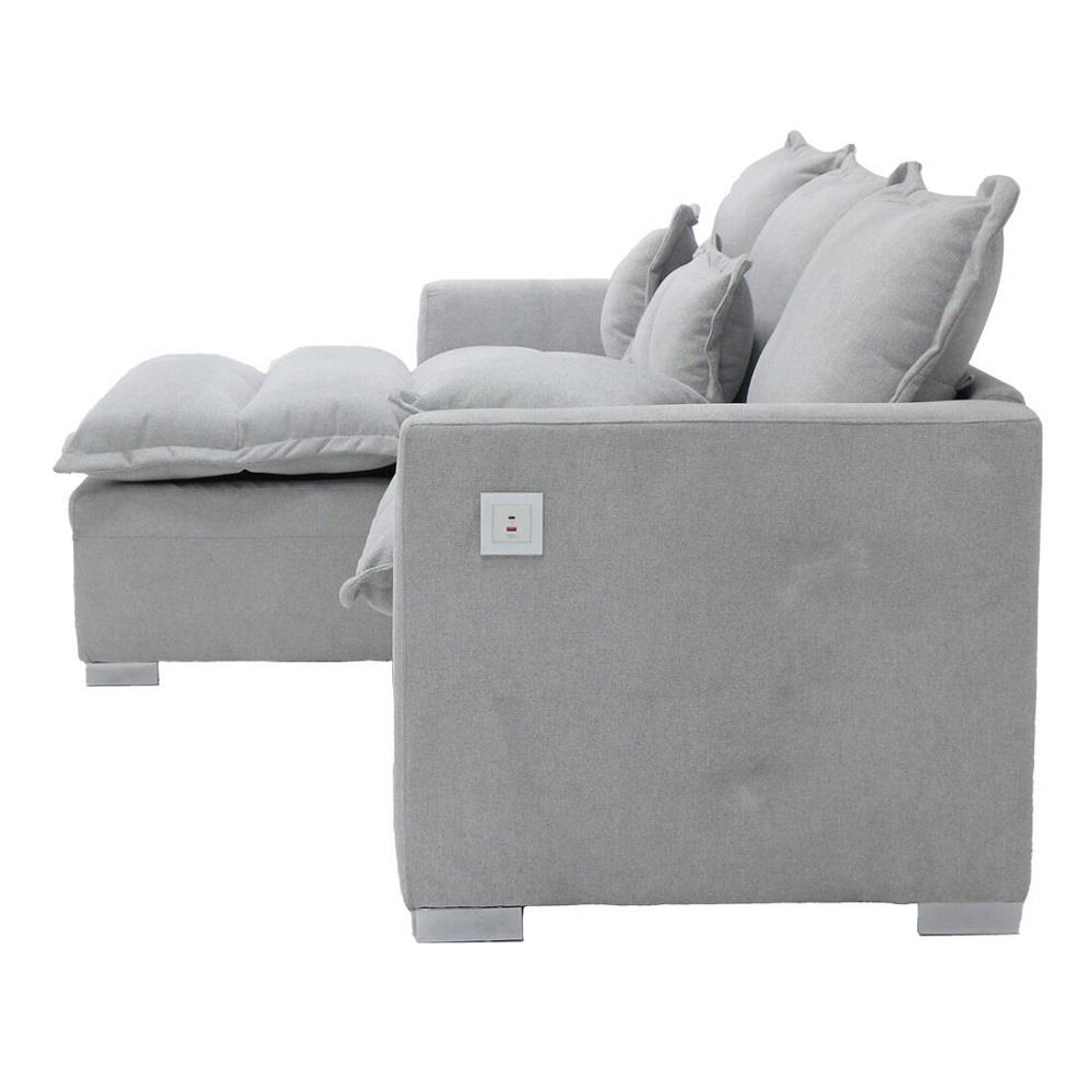 โซฟาเข้ามุมซ้าย SB FURNITURE TALIA PLUS 19236410 สีเทา