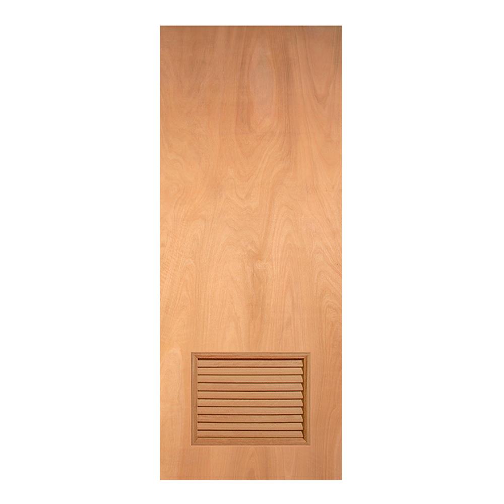 ประตูไม้อัดยางพร้อมเกล็ด ไม่เจาะลูกบิด VK 778 70x200 ซม. สีธรรมชาติ