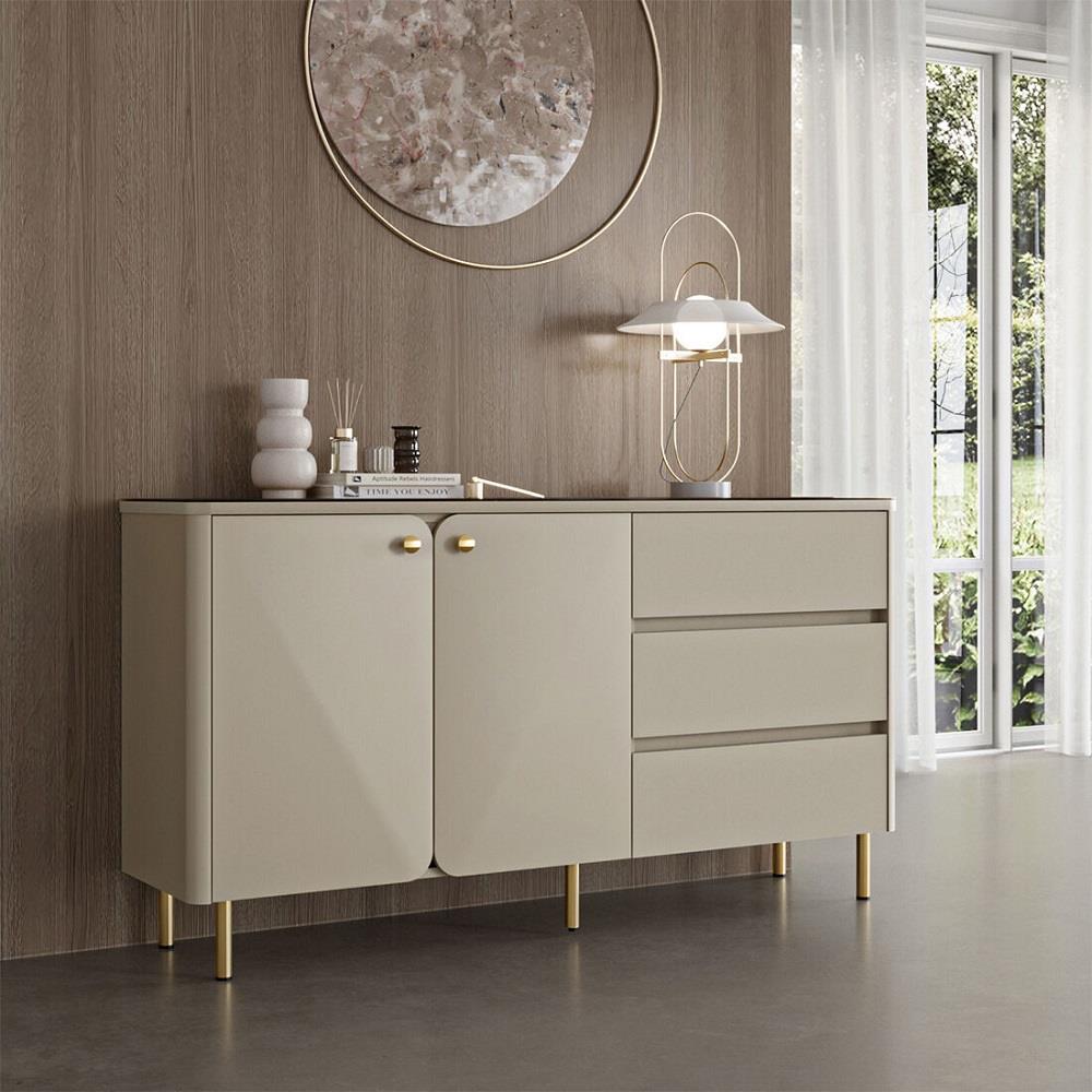 ตู้เตี้ย SB FURNITURE LIRENA 19243102 146 ซม. สีครีม