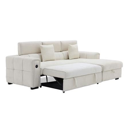 โซฟาเข้ามุมขวา SB FURNITURE CARNELL 19243066 สีขาว_4