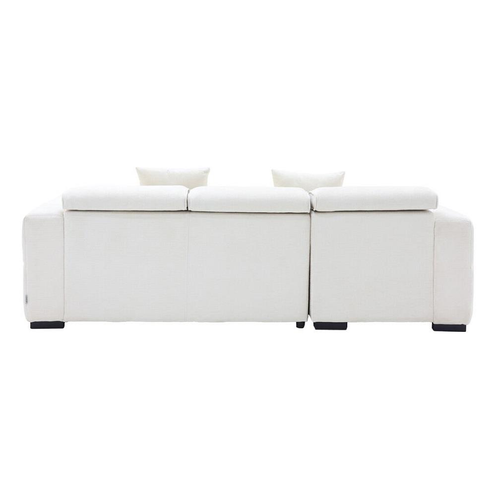 โซฟาเข้ามุมซ้าย SB FURNITURE CARNELL 19243065 สีขาว