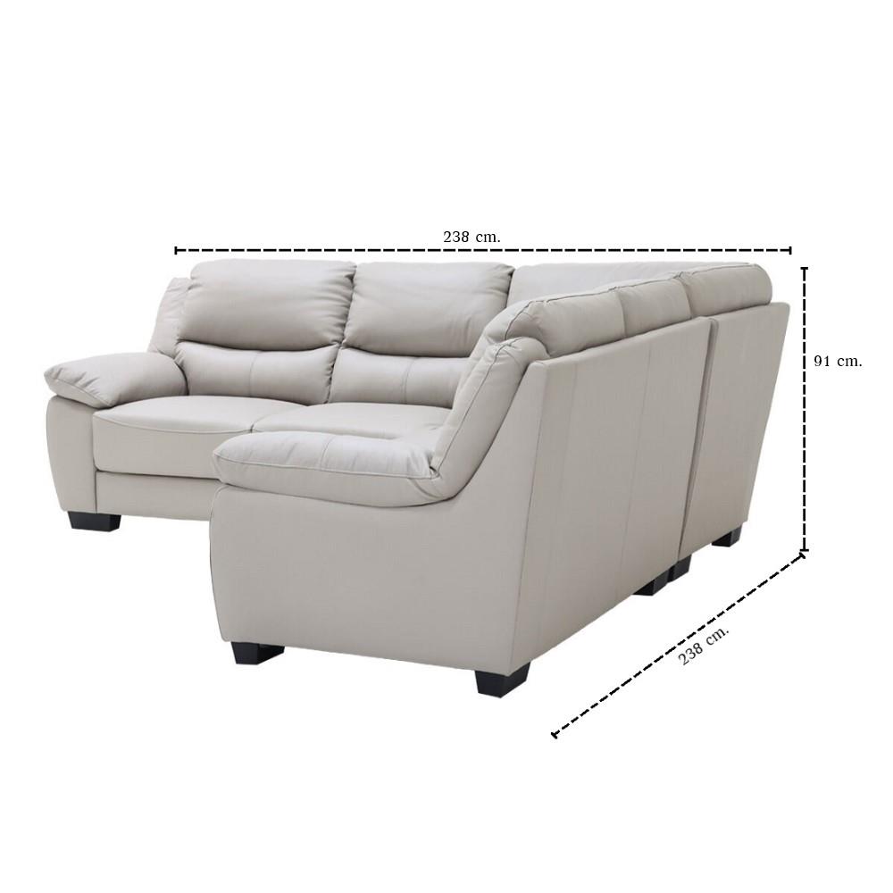 โซฟาเข้ามุม SB FURNITURE GAMUEL 19243228 สีเทาอ่อน