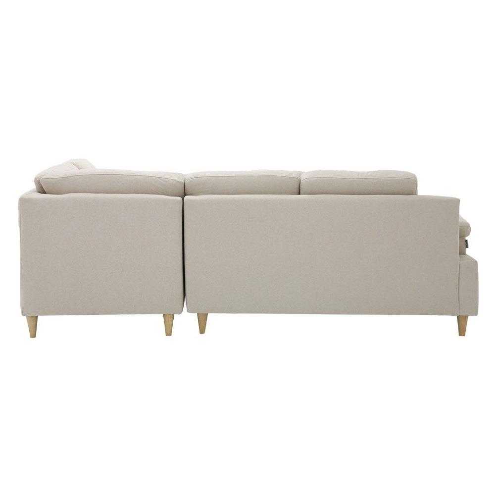 โซฟาเข้ามุมขวา KONCEPT TULIO PLUS 19226581 สีครีม