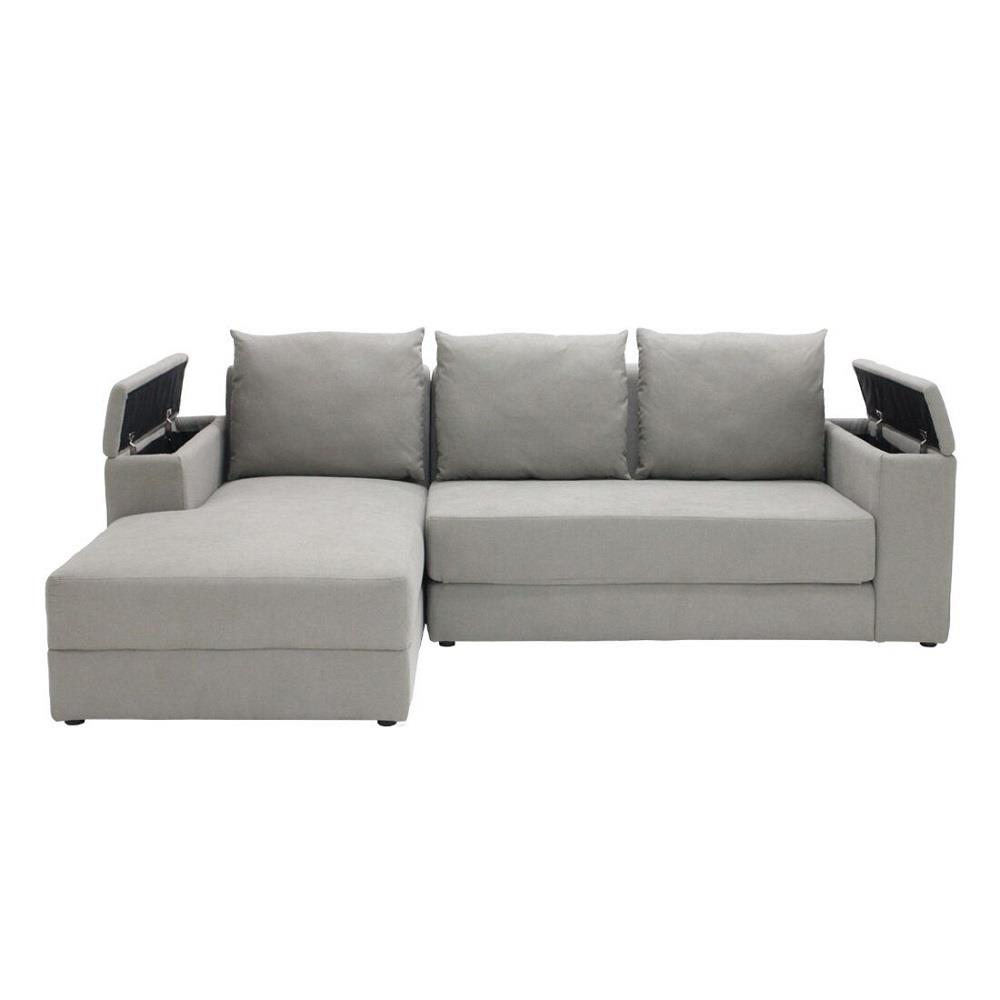 โซฟาเข้ามุมซ้าย KONCEPT RAPHAT 19236239 สีเทา