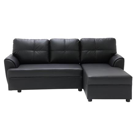 โซฟาเข้ามุมขวา KONCEPT RIOWA 19229209 สีดำ_0