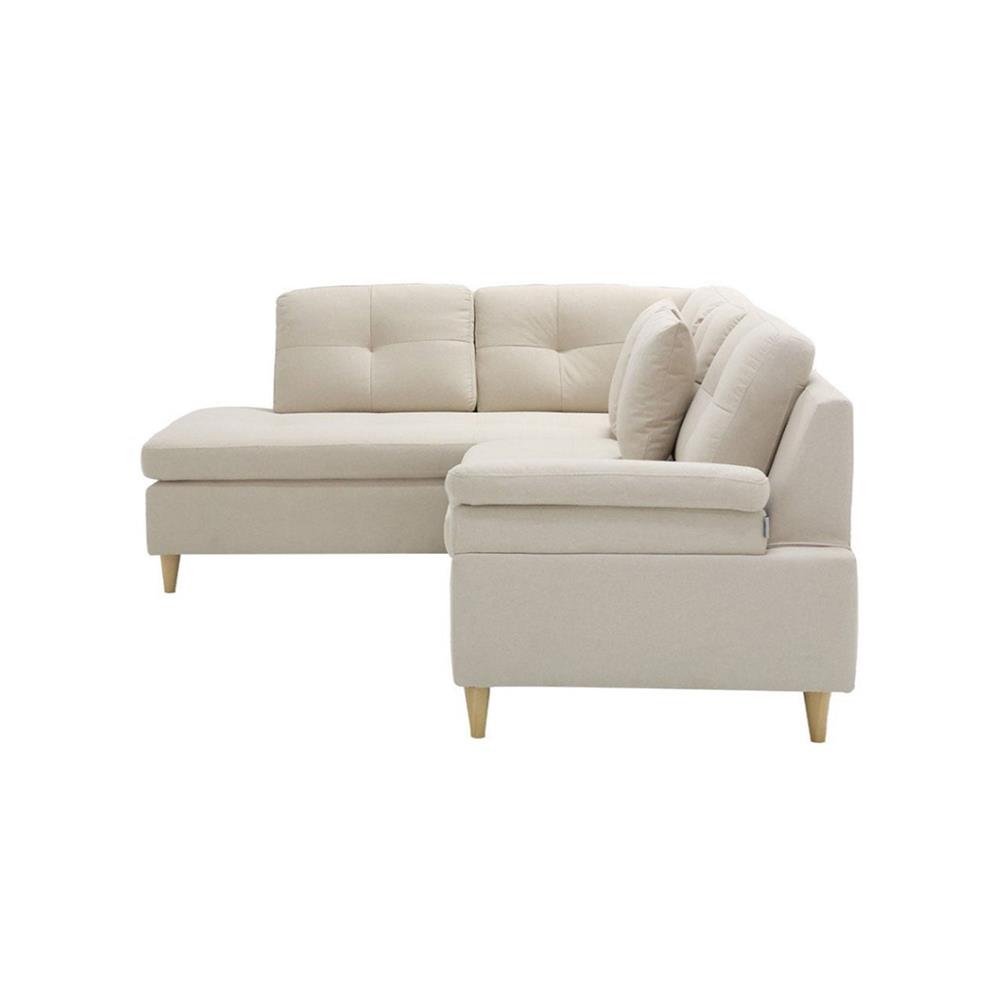 โซฟาเข้ามุมซ้าย KONCEPT TULIO PLUS 19226582 สีครีม