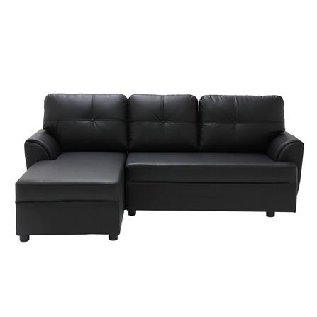 โซฟาเข้ามุมซ้าย KONCEPT RIOWA 19229210 สีดำ_0