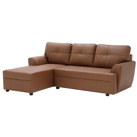 โซฟาเข้ามุมซ้าย KONCEPT RIOWA 19229208 สีน้ำตาลอ่อน_1