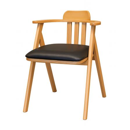 เก้าอี้ทานข้าว FURDINI HAVEN สีน้ำตาลเข้ม/ดำ_0