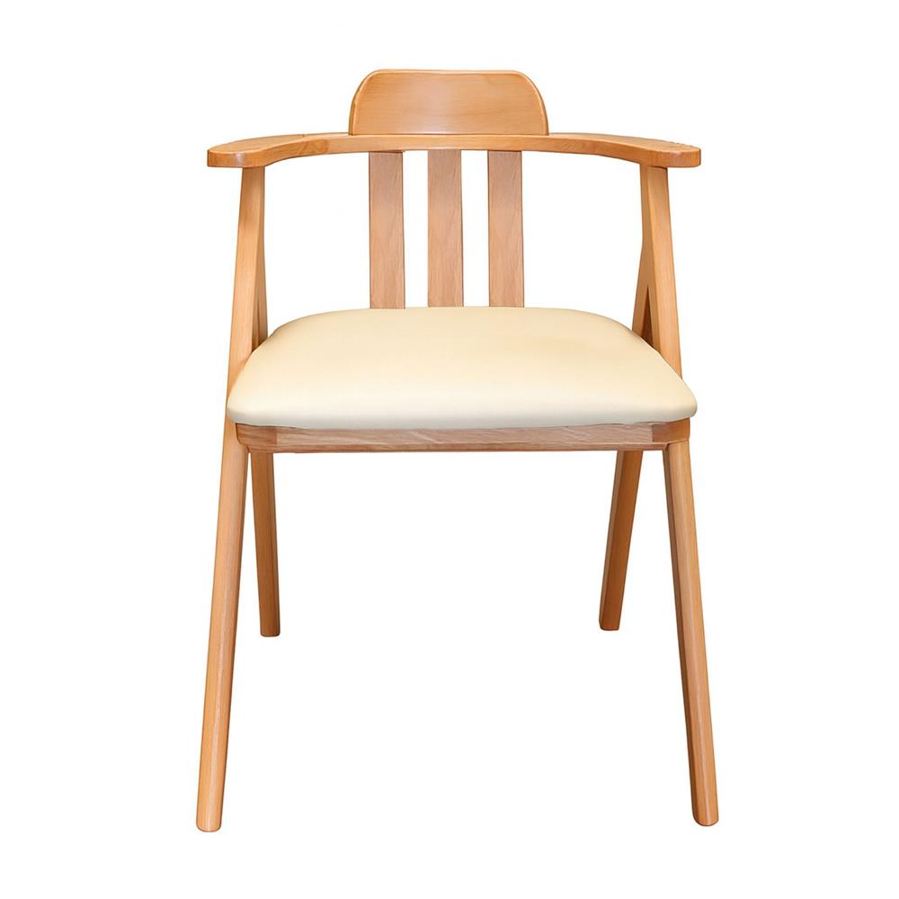 เก้าอี้ทานข้าว FURDINI HAVEN สีเนเชอรัล/ครีม