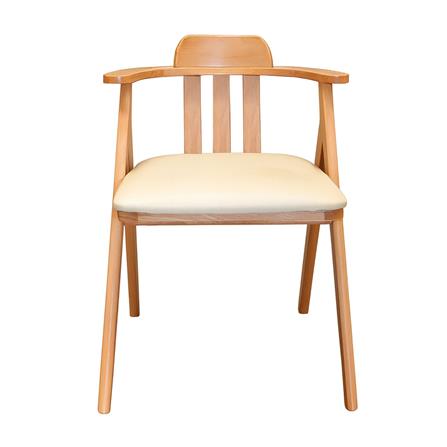 เก้าอี้ทานข้าว FURDINI HAVEN สีเนเชอรัล/ครีม_1