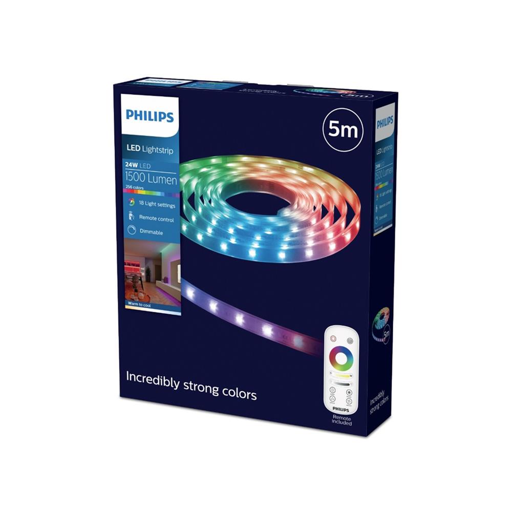 ไฟเส้น LED PHILIPS ACTION 24 วัตต์ 5 ม. สี RGB