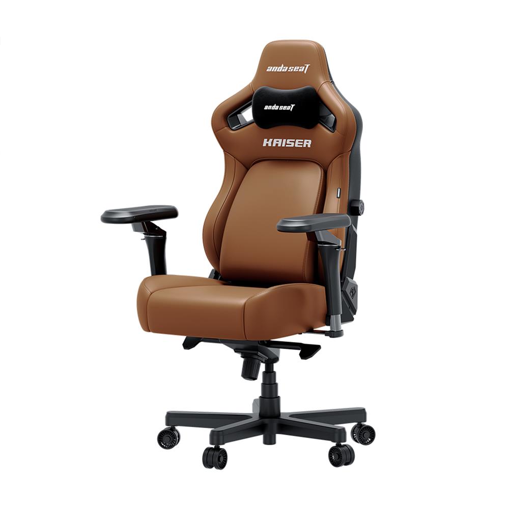 เก้าอี้เกมมิ่ง ANDA SEAT KAISER 4 6D XL PVC สีน้ำตาล