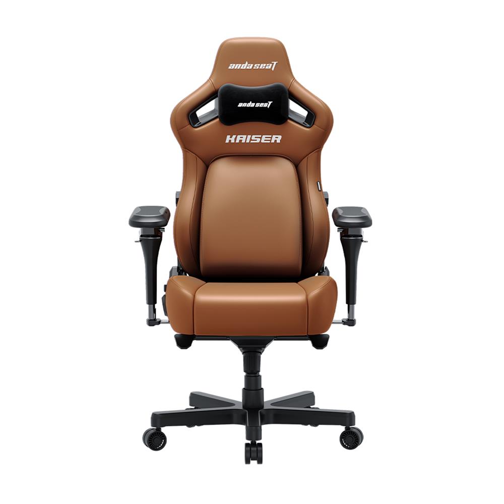 เก้าอี้เกมมิ่ง ANDA SEAT KAISER 4 6D XL PVC สีน้ำตาล