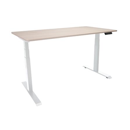 โต๊ะปรับระดับไฟฟ้า BEWELL TOP7-21 150 ซม. สีโอ๊ค/ขาว_2