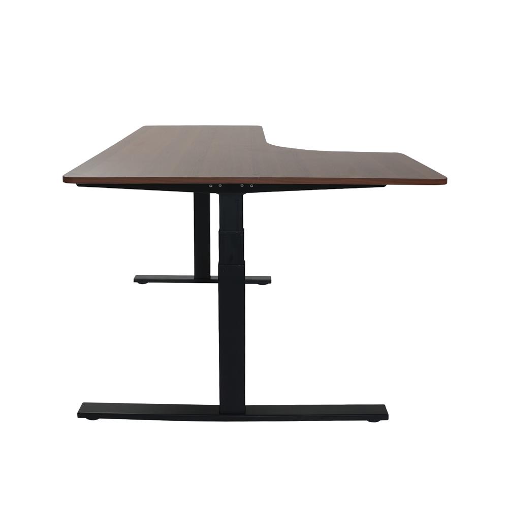 โต๊ะปรับระดับไฟฟ้า BEWELL TBS2-TOP9 160 ซม. สีไม้วอลนัท/ดำ