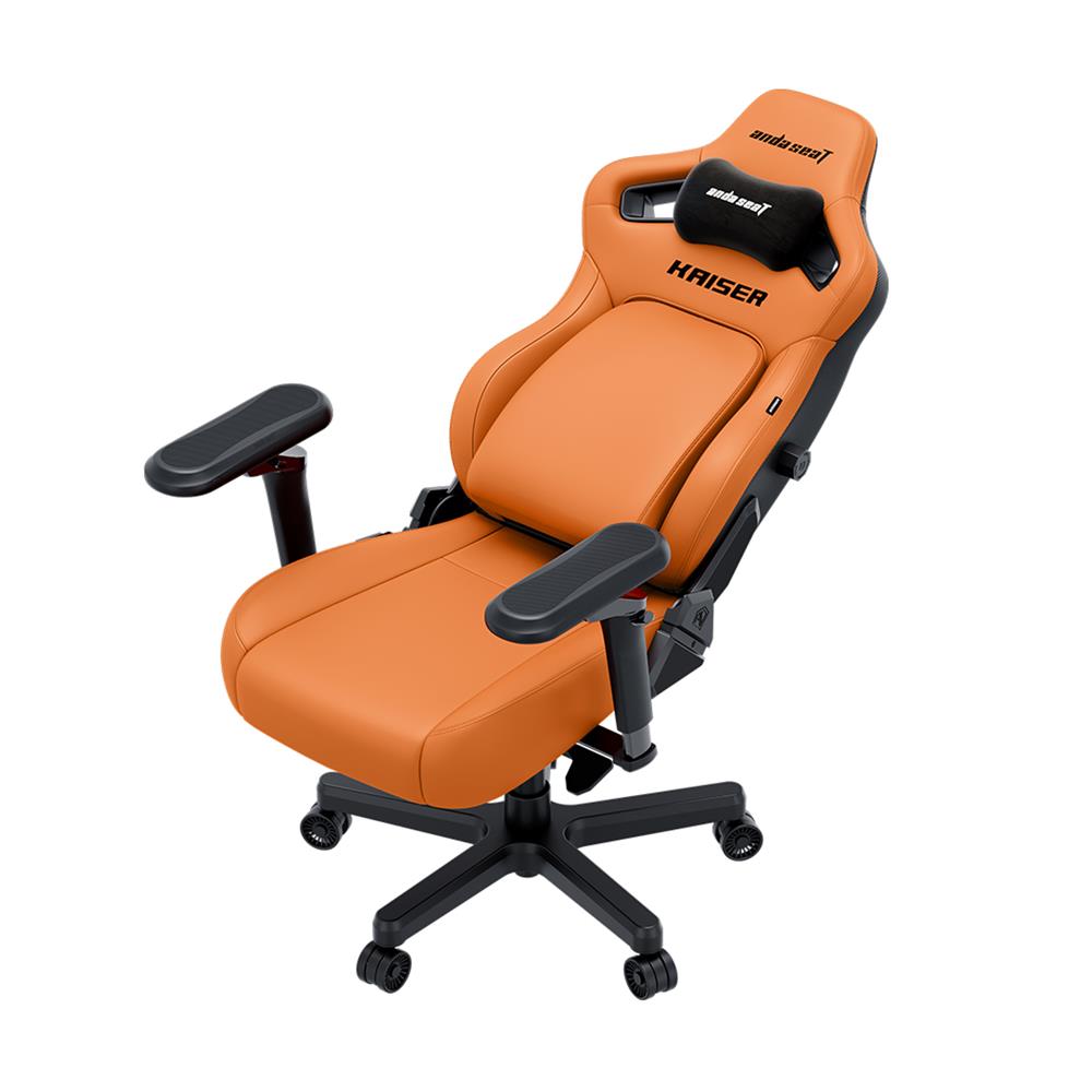 เก้าอี้เกมมิ่ง ANDA SEAT KAISER 4 6D L PVC สีส้ม