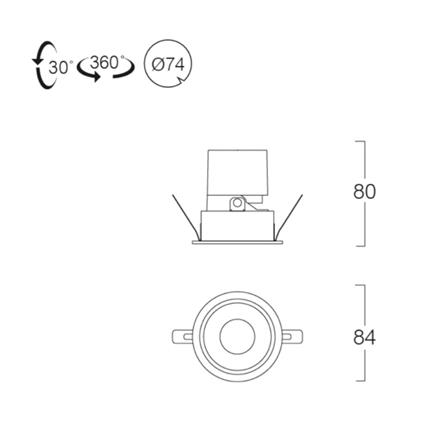 ดาวน์ไลท์ LUMAX 20-A0739 3 นิ้ว ทรงกลม_5