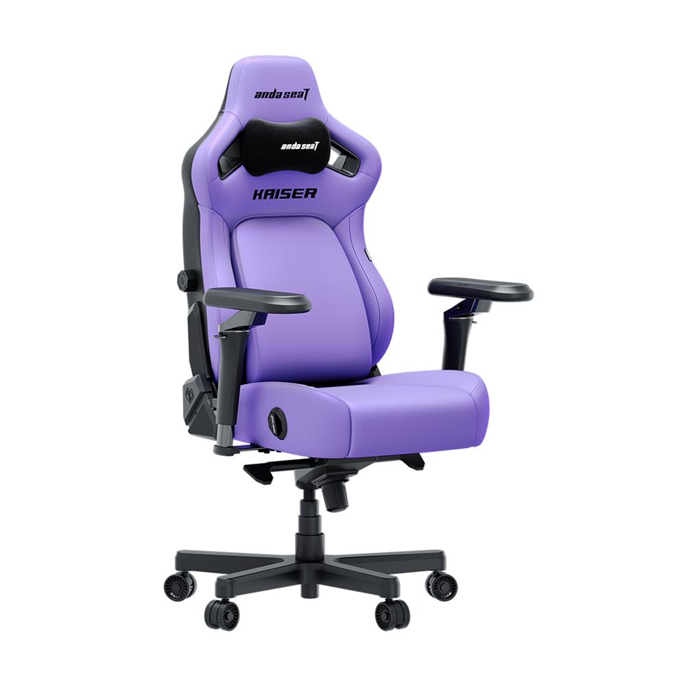 เก้าอี้เกมมิ่ง ANDA SEAT KAISER 4 6D L PVC สีม่วง