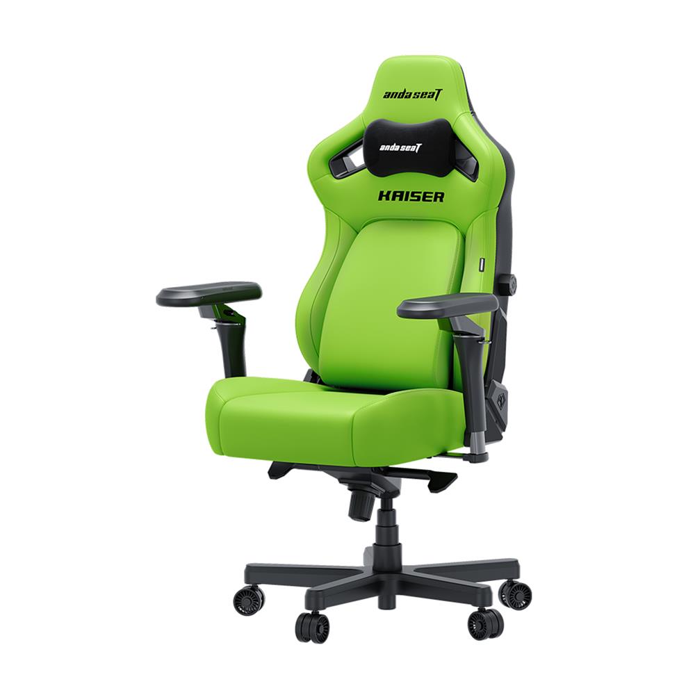 เก้าอี้เกมมิ่ง ANDA SEAT KAISER 4 6D XL PVC สีเขียว